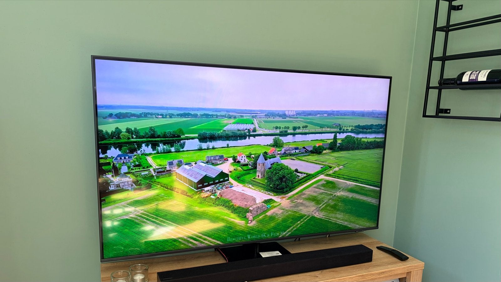 Samsung QLED 4K Smart TV QE55Q74AAT - 55 inch, Audio, Tv en Foto, Televisies, Ophalen, QLED, Zo goed als nieuw, 100 Hz