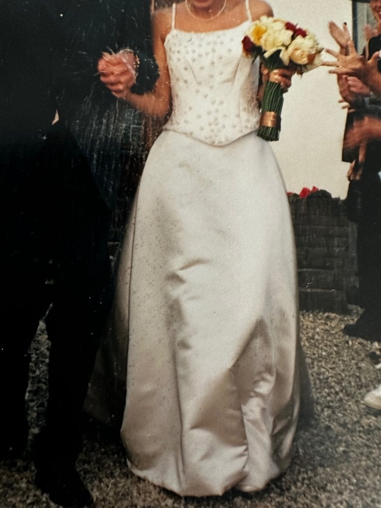 Vintage Pronovias trouwjurk maat 36, tweedelig, Kleding | Dames, Trouwjurk, Wit, Pronovias, Ophalen of Verzenden
