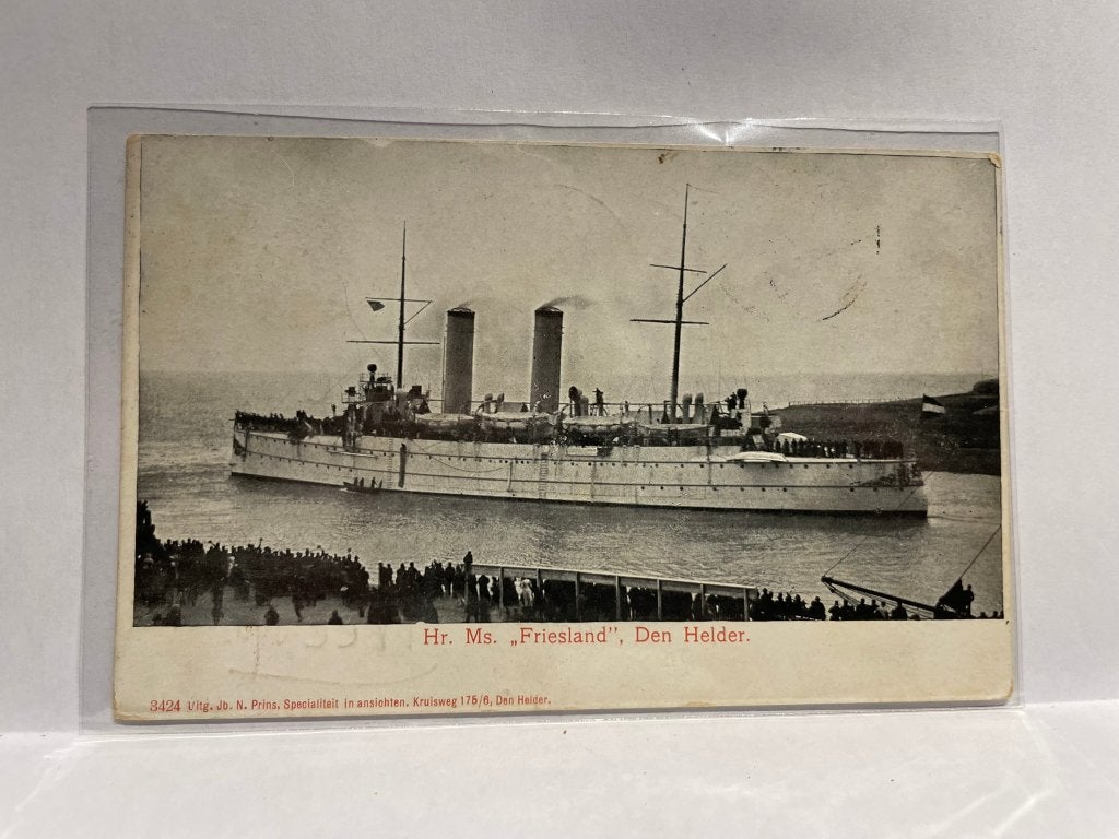 Den Helder - Hr. Ms. Friesland, Verzenden, Voor 1920, Gelopen, Noord-Holland
