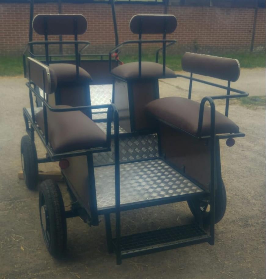 Zeer mooie menwagen, pony kar, marathonwagen en Ideal tuig, Dieren en Toebehoren, Marathonwagen, Pony