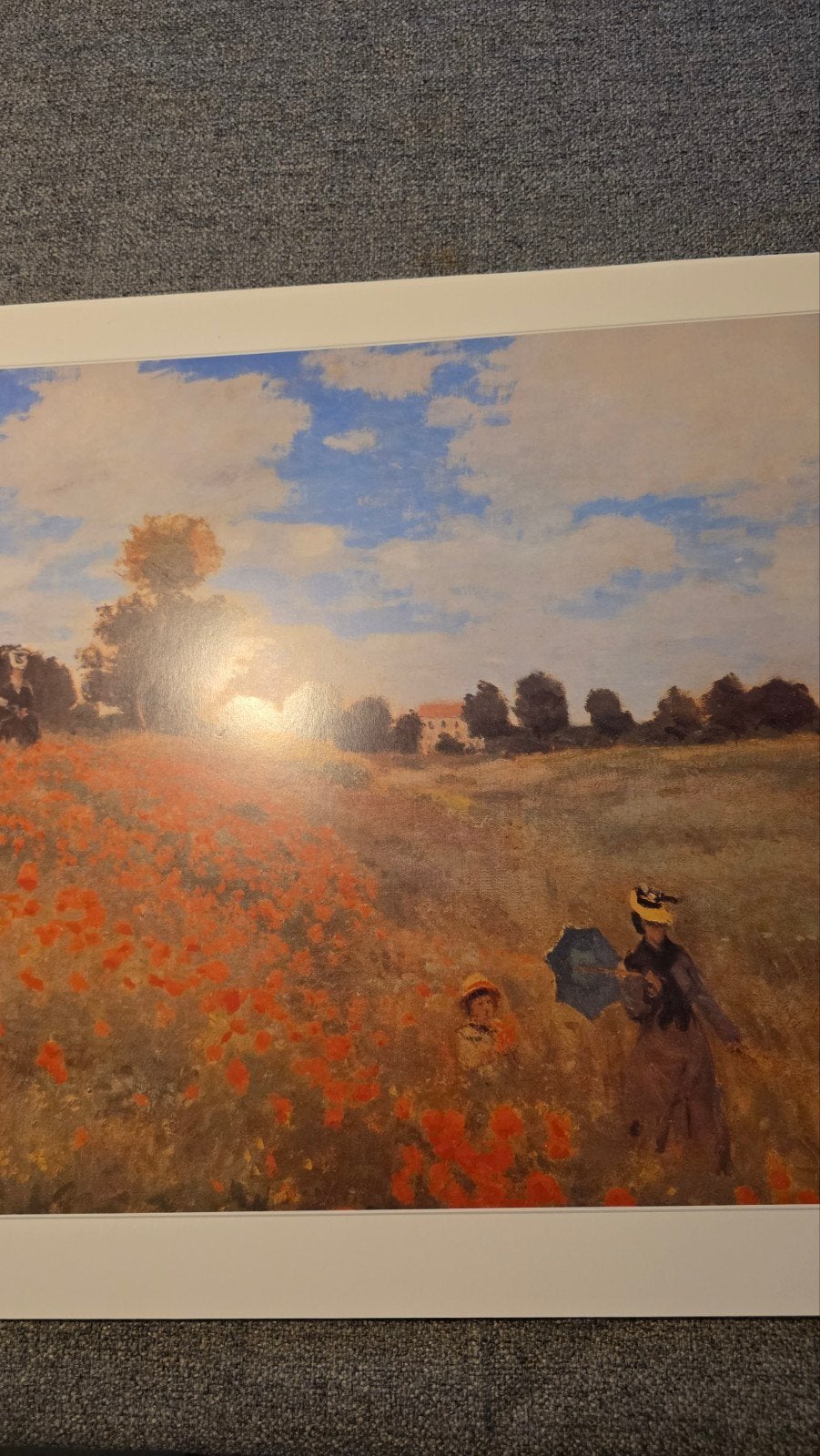 Claude Monet - Poppyfield poster 50x70cm, Rechthoekig Liggend, Nieuw, Ophalen of Verzenden, A1 t/m A3