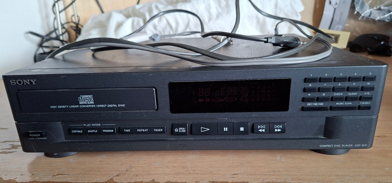 Sony CDP-M12 Compact Disc Speler - Vintage CD-speler, Ophalen of Verzenden, Gebruikt, Sony