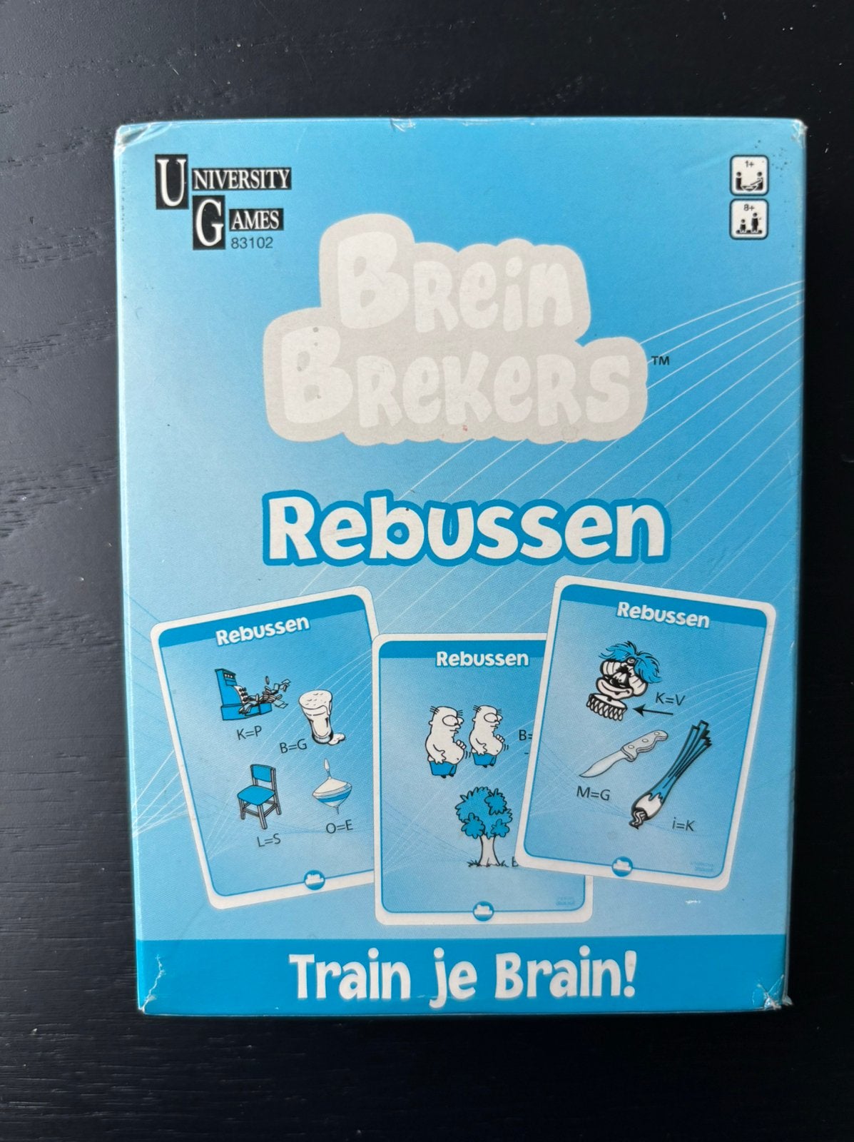 Brein brekers , train your brain rebussen, Ophalen of Verzenden, Minder dan 500 stukjes, Zo goed als nieuw