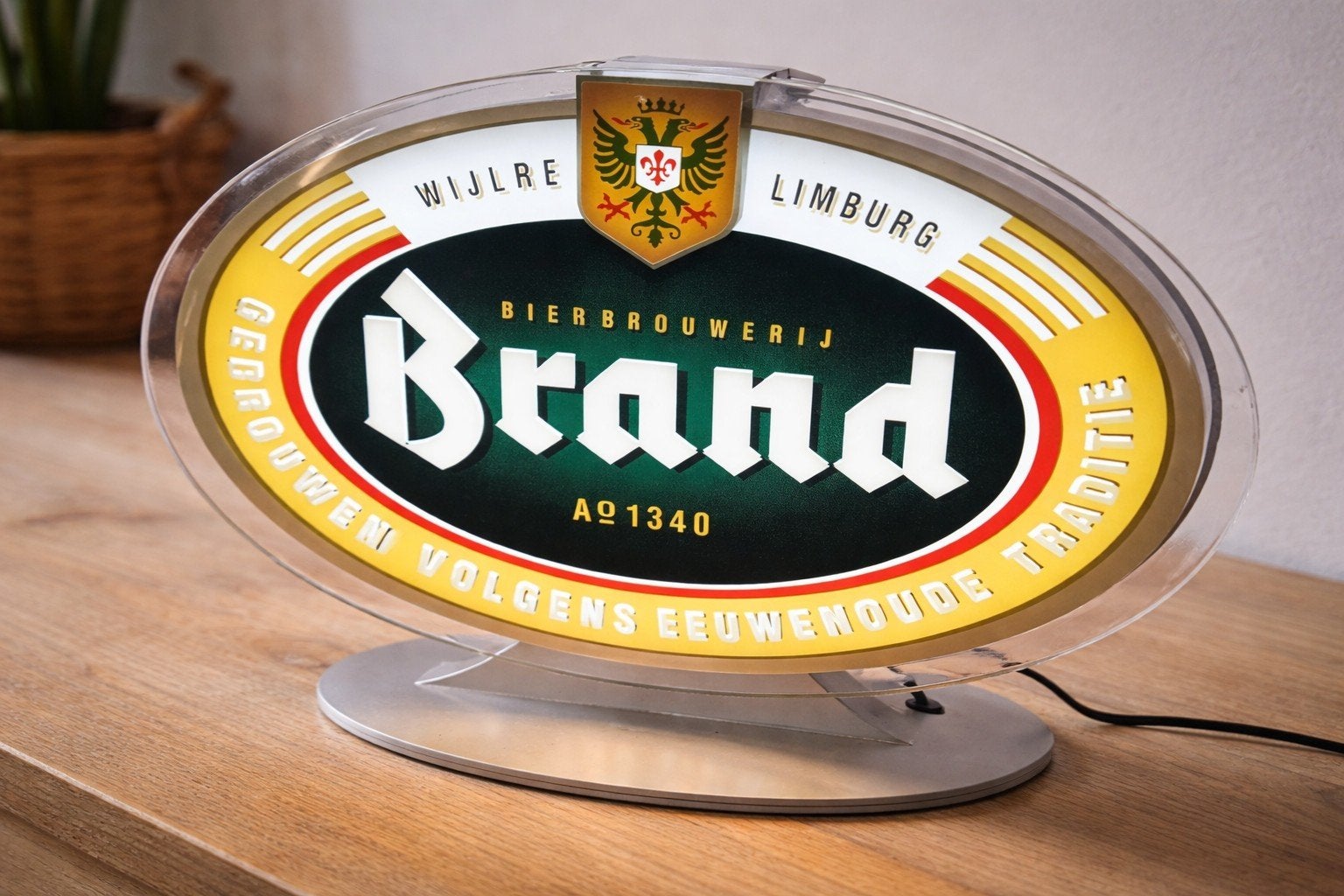 Orginele brand bier lamp, Ophalen of Verzenden