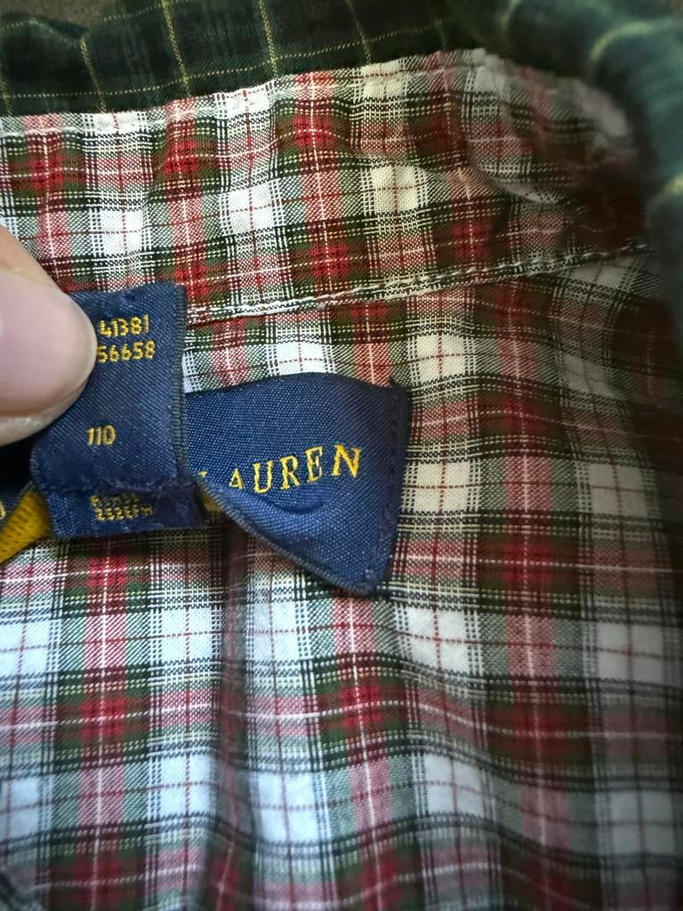 Ralph Lauren geruit overhemd voor kinderen, Ophalen, Gebruikt, Jongen of Meisje