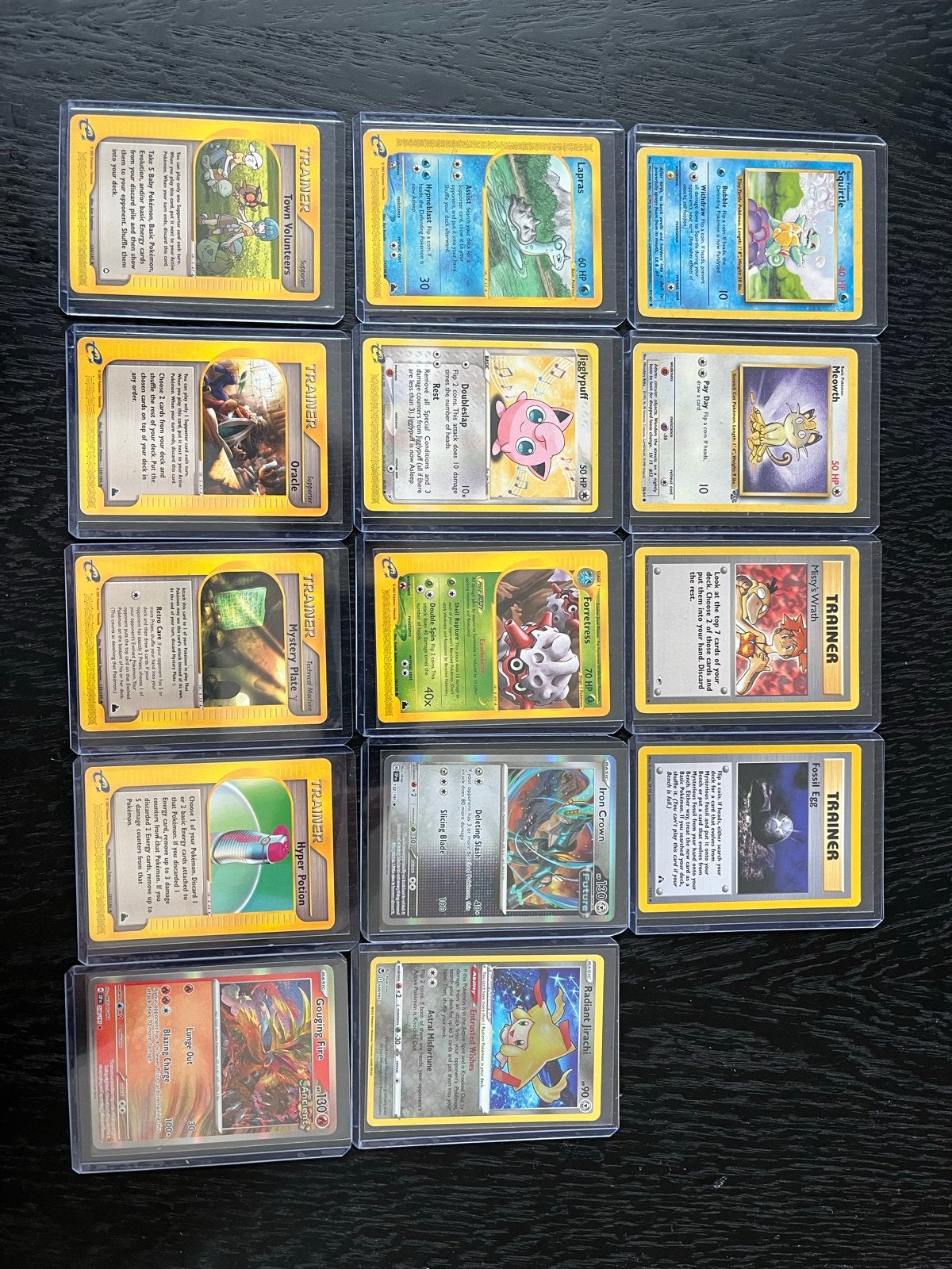 Oude Pokémon kaarten., Ophalen of Verzenden, Zo goed als nieuw, Meerdere kaarten