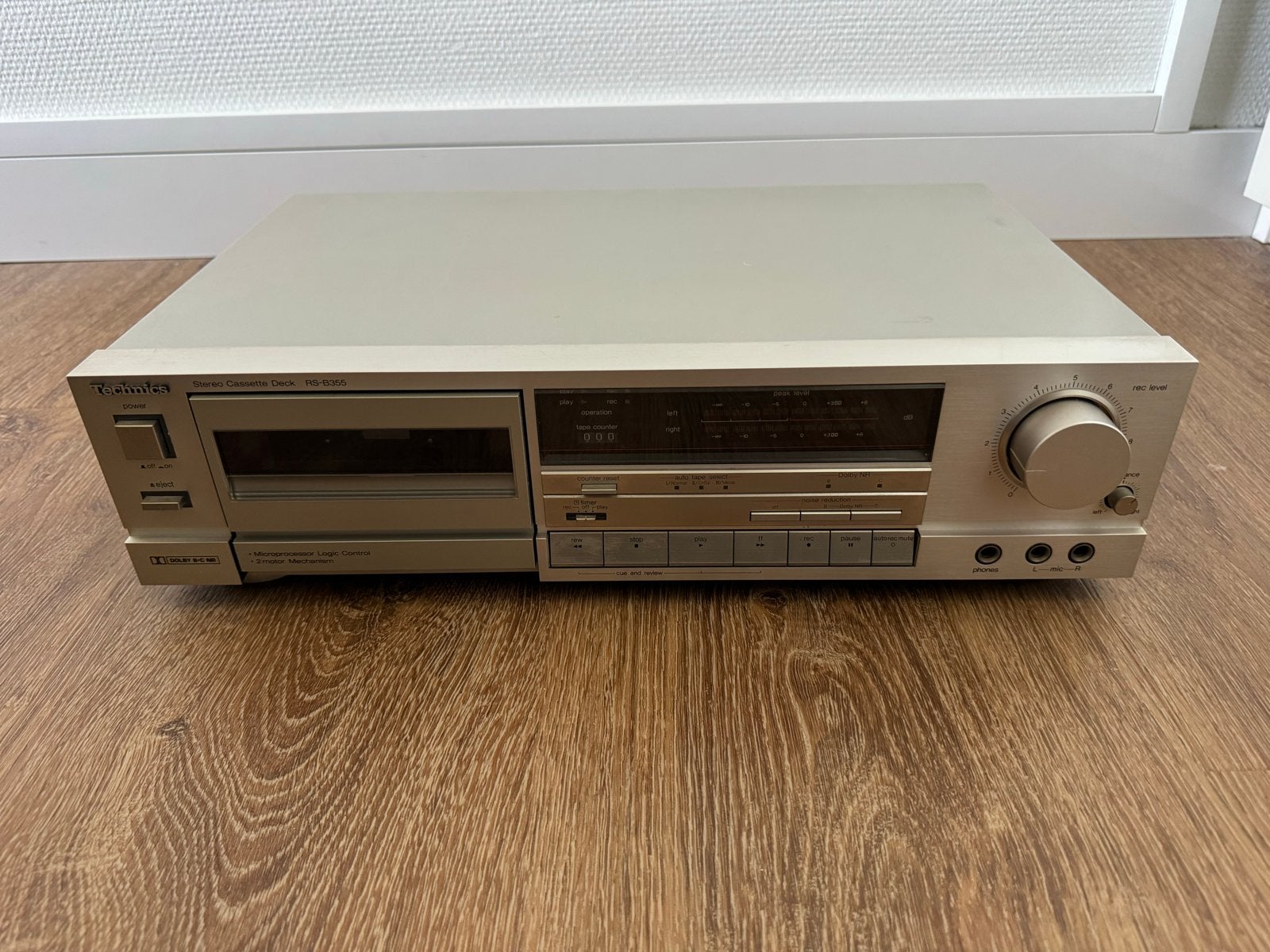 Technics RS-B355 Stereo Cassettedeck - Vintage Audio, Ophalen of Verzenden, Enkel, Overige merken, Tiptoetsen