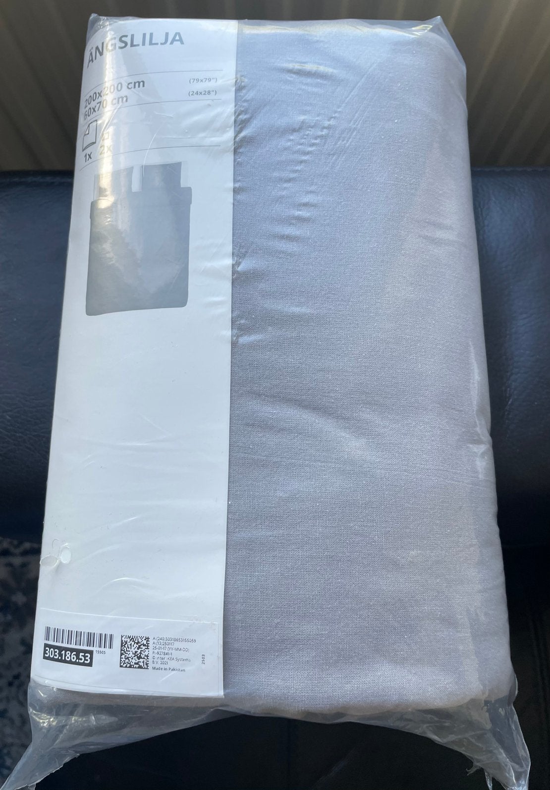 Ikea dekbedovertrek 200 x 200, Overige kleuren, Dekbedovertrek, Ophalen of Verzenden, Nieuw