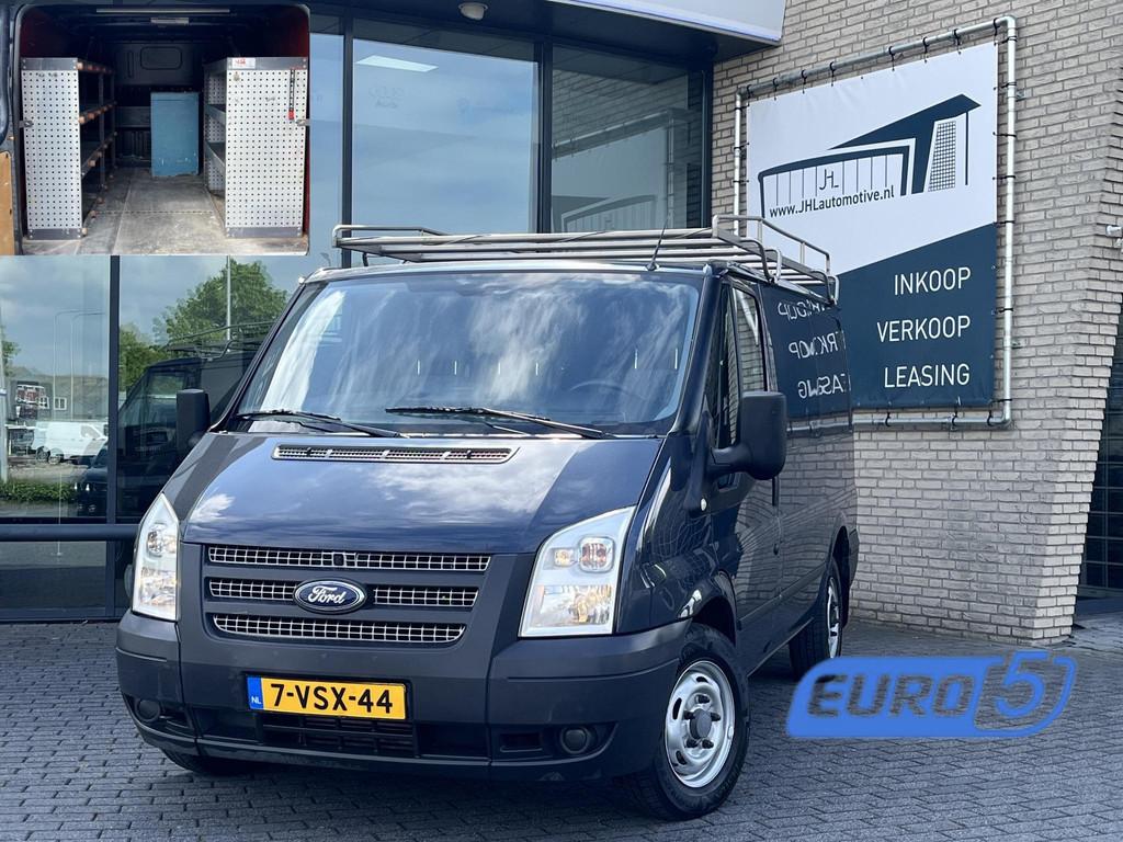 Ford Transit 260S 2.2 TDCI*INBOUW*IMPERIAAL*HAAK*3-PERS, Auto's, Voorwielaandrijving, Euro 5, Gebruikt, 4 cilinders