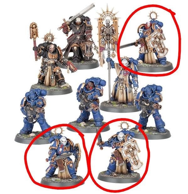 3 Primaris Bladeguard Veterans - Honoured of the Chapter, Hobby en Vrije tijd, Ophalen of Verzenden, Nieuw