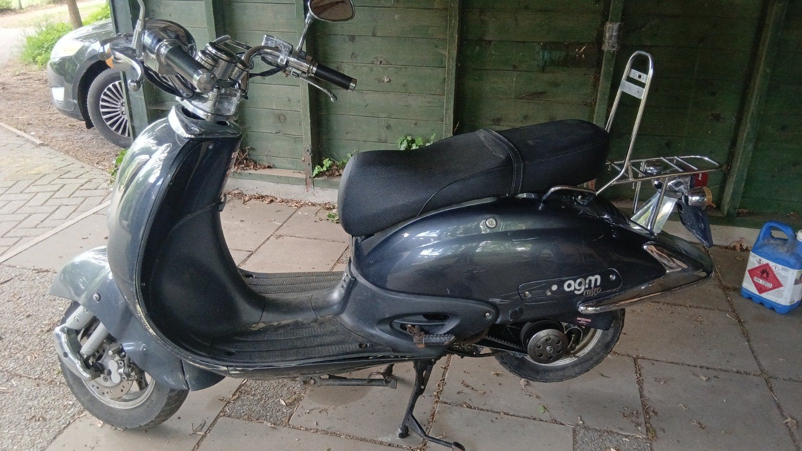 AGM Scooter Opknapper met Nieuwe Kickstart, Ophalen, Gebruikt, Benzine, Overige merken