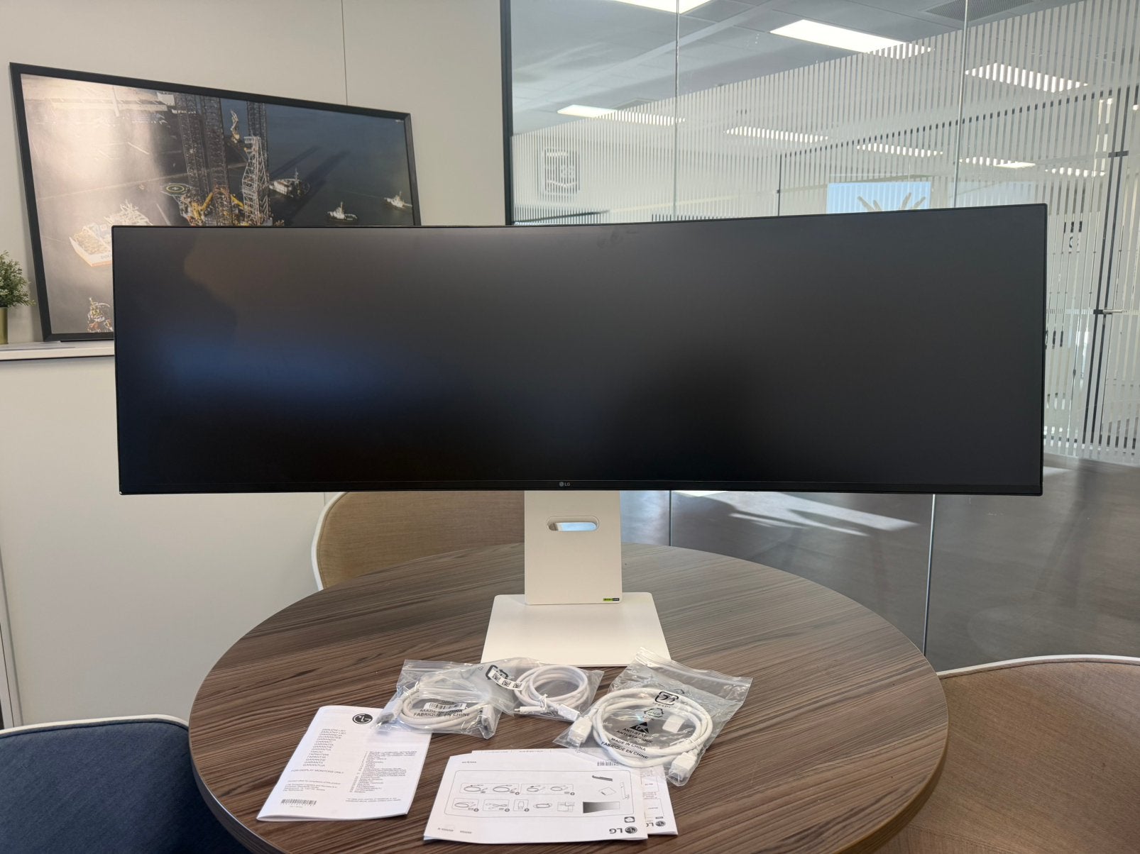LG Ultrawide curve monitor U9, Computers en Software, Monitoren, Ophalen, IPS, Nieuw, Full HD