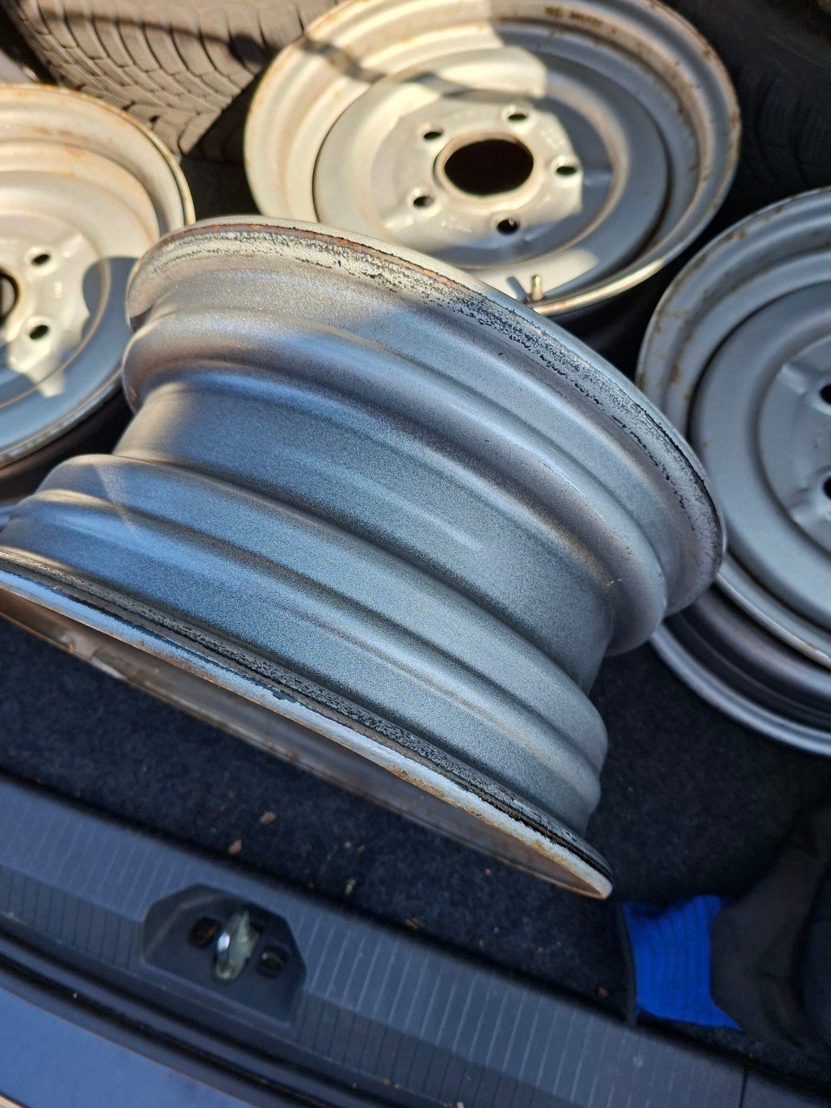 4 stuks aanhangwagen velgen 5.5Jx12H2 ET30, Ophalen, Gebruikt
