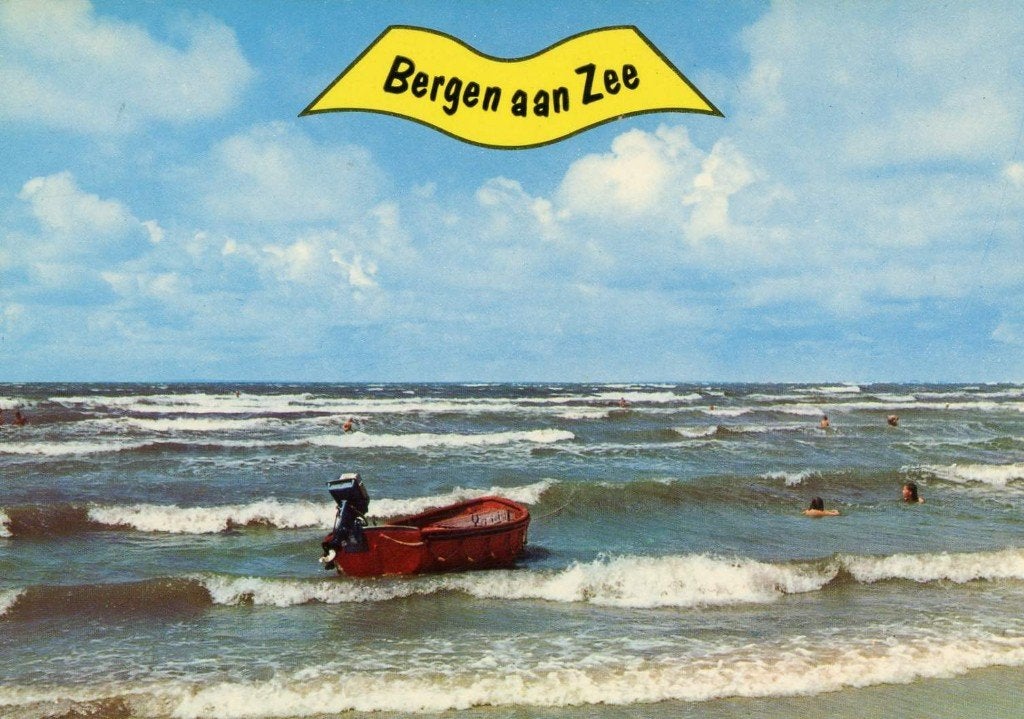 BERGEN AAN ZEE Branding, Verzenden, 1960 tot 1980, Gelopen, Noord-Holland