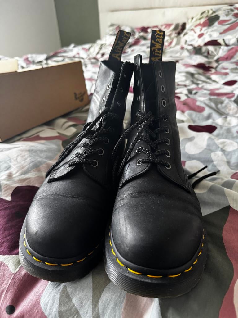 Dr. Martens 1460 Smooth Leer Laarzen Zwart Maat 38, Ophalen of Verzenden, Gedragen, Zwart, Boots