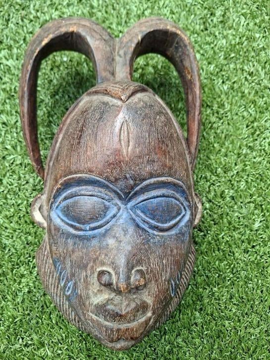 Origineel handgemaakt antiek Afrikaans masker, Ophalen of Verzenden