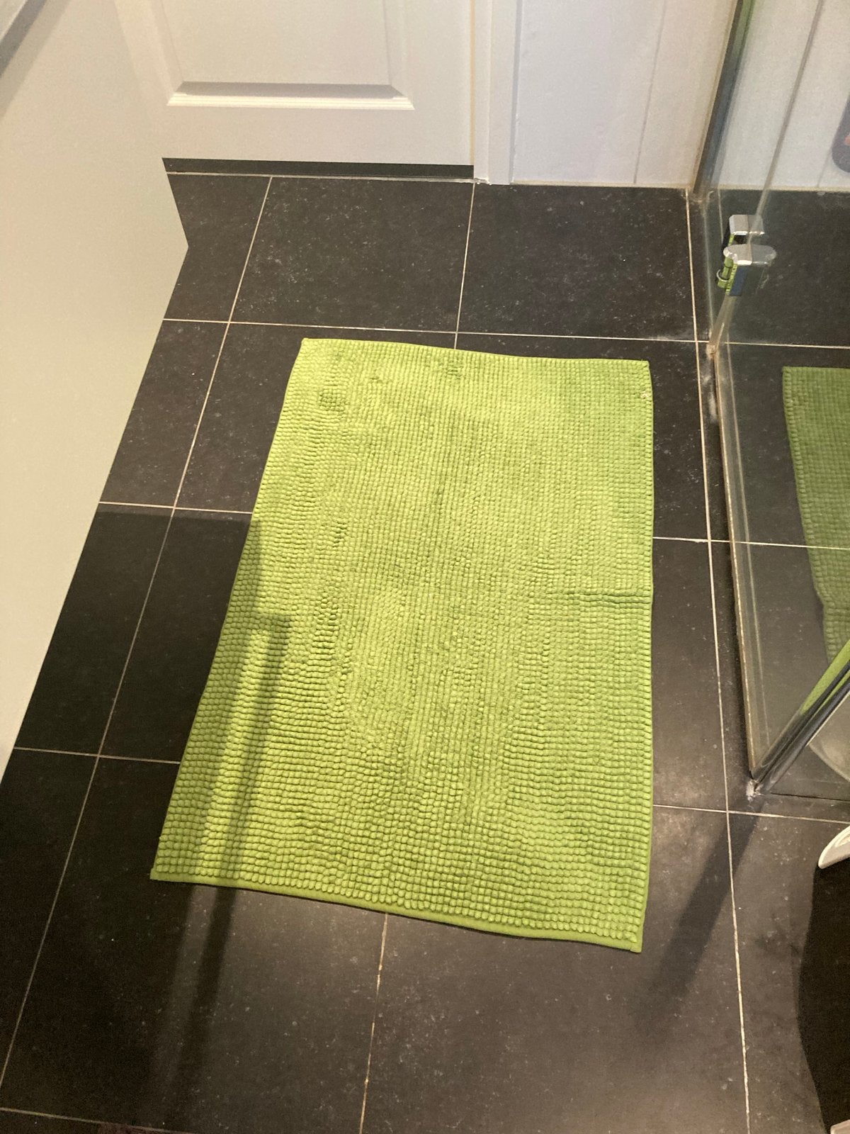 IKEA groene badmat - zacht en absorberend, Gebruikt, Badmat, Groen, Ophalen