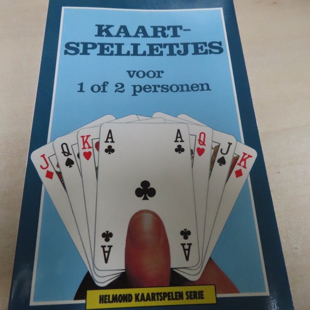 boekje met verschillende kaartspelletjes, heel leerzaam/leuk, Boeken, Verzenden, Zo goed als nieuw, Overige onderwerpen