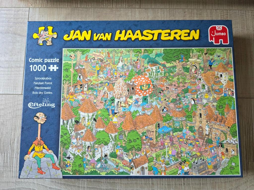 Jan van Haasteren Sprookjesbos 1000 stukjes, Hobby en Vrije tijd, Denksport en Puzzels, Ophalen, 500 t/m 1500 stukjes, Zo goed als nieuw