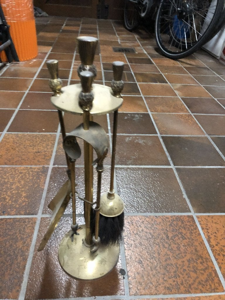 Openhaardset, Ophalen of Verzenden, Gebruikt, Inbouwhaard, Houthaard