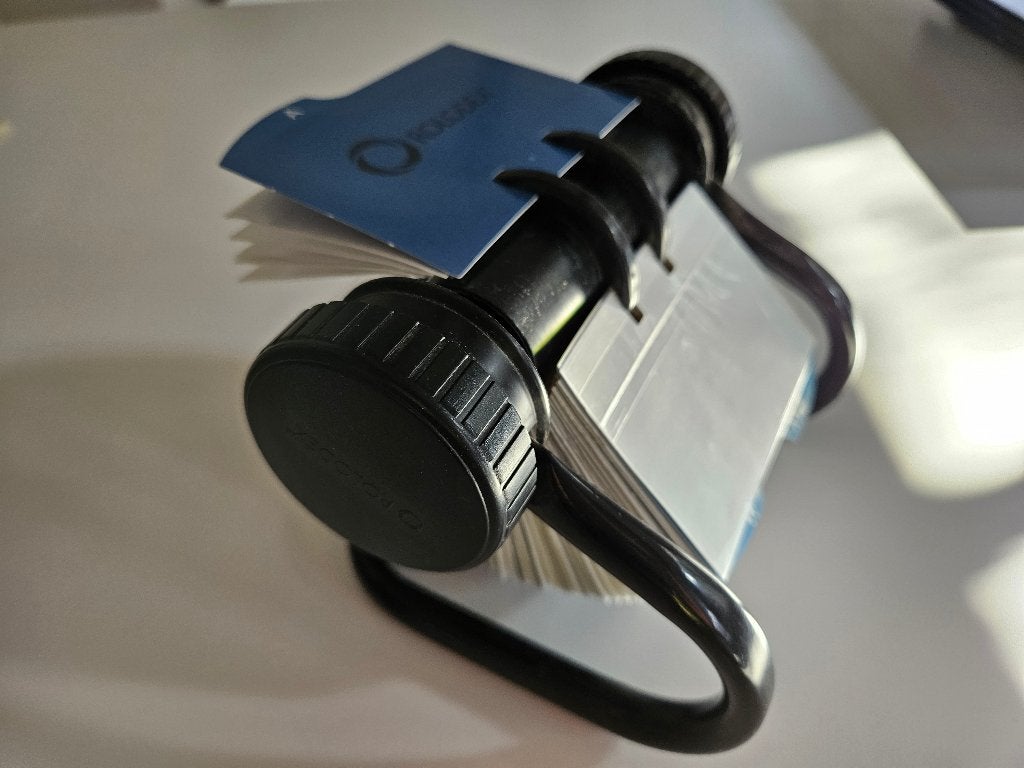 Rolodex visitekaartjeshouder (vintage), Ophalen of Verzenden, Zo goed als nieuw