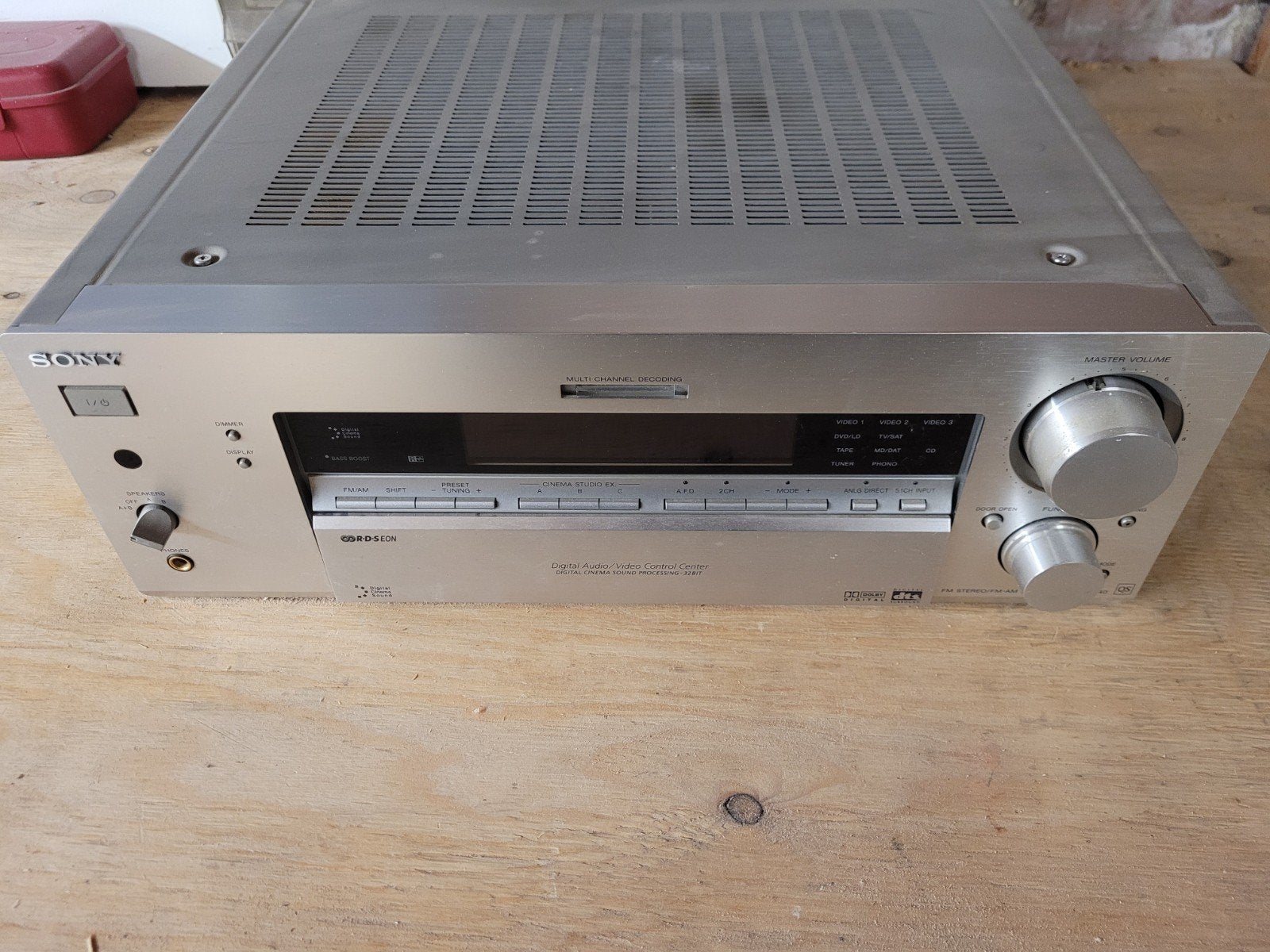 Sony QS STR DB940 FM Stereo/FM-AM Receiver, Gebruikt, Ophalen of Verzenden, Sony, 120 watt of meer