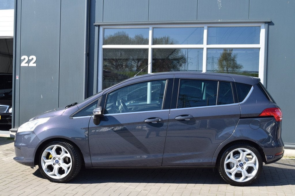 Ford B-Max 1.6 TI-VCT Titanium | Automaat | Pano | Leder | A, Auto's, Ford, Stof, Gebruikt, Zwart, 4 cilinders