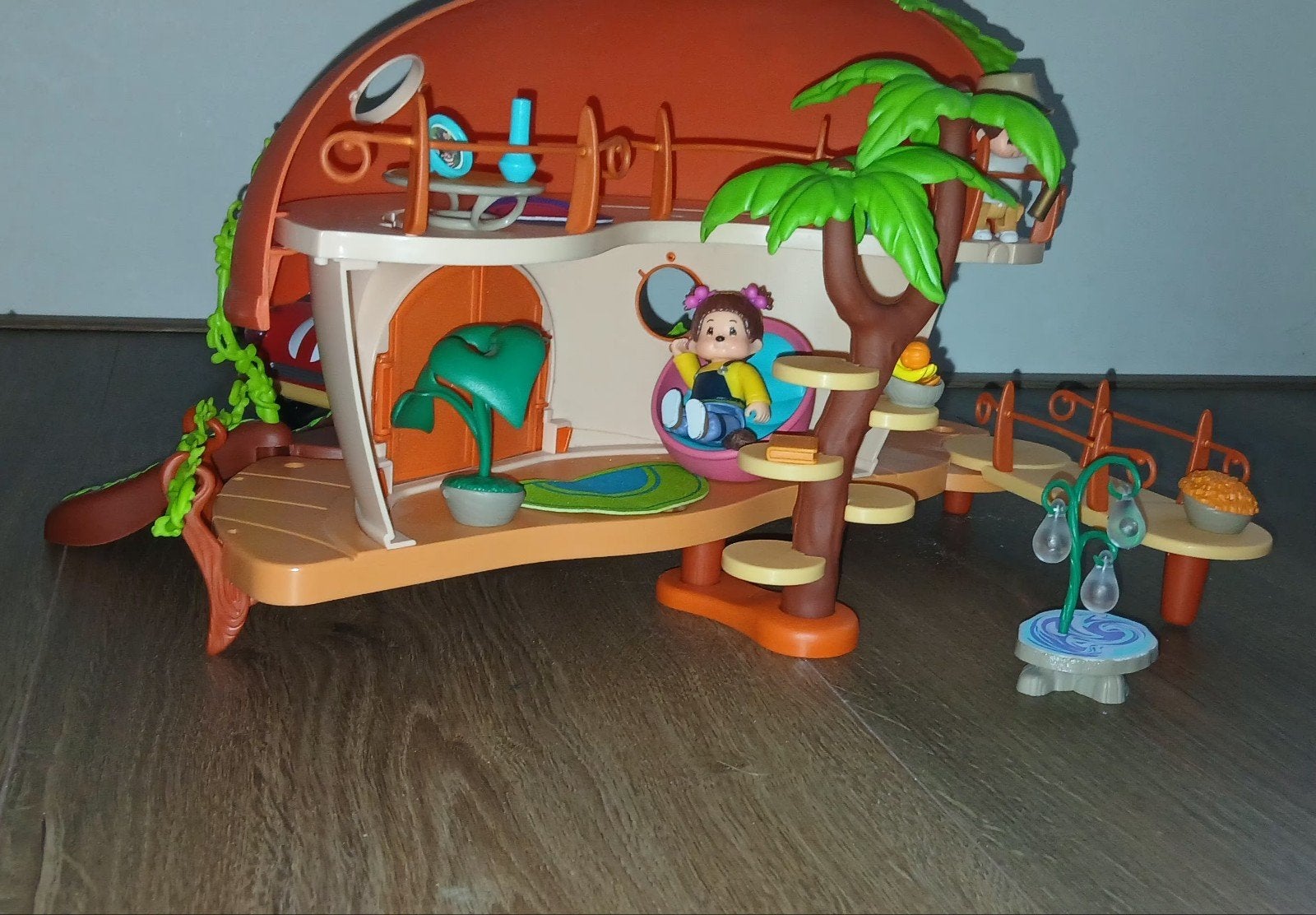 Monchhichi Speelhuis met Auto en Poppetjes, Ophalen of Verzenden, Gebruikt, Jongen of Meisje