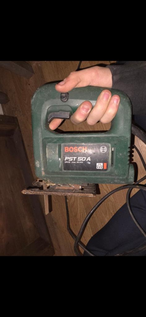 Bosch PST 50 A Decoupeerzaag - Gebruikt, Doe-het-zelf en Verbouw, Gereedschap | Zaagmachines, Ophalen, Gebruikt, Decoupeerzaag