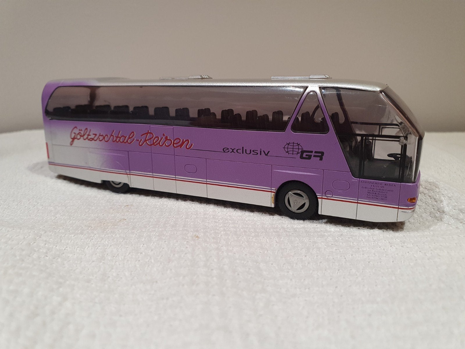 Rietze Neoplan Starliner Göltzschtal Reisen bus 1:87, Ophalen of Verzenden, Gebruikt, Bus of Vrachtwagen, Rietze