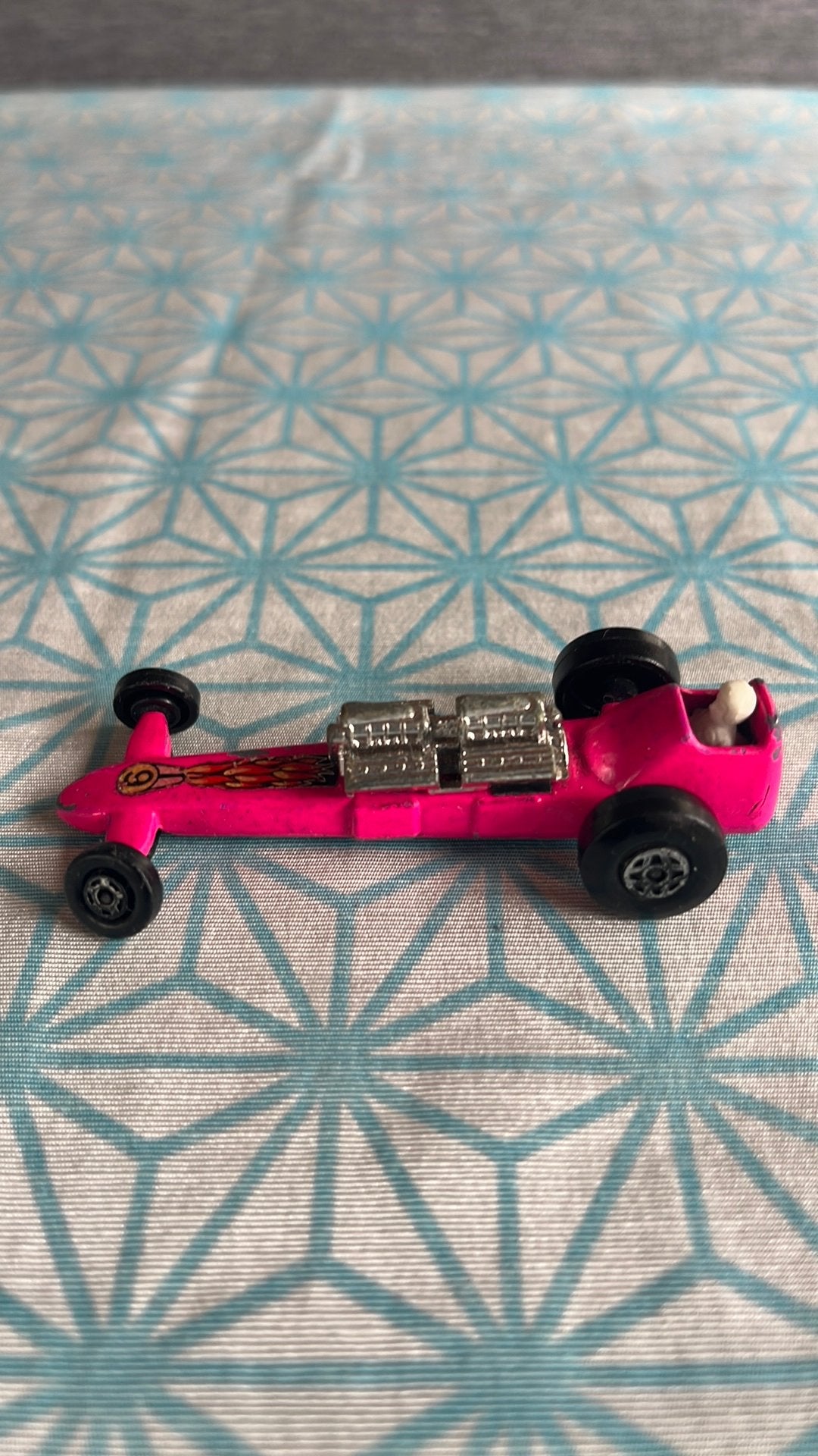 Vintage Matchbox Superfast No. 64, Slingshot Dragster (1971), Ophalen of Verzenden, Gebruikt, Auto