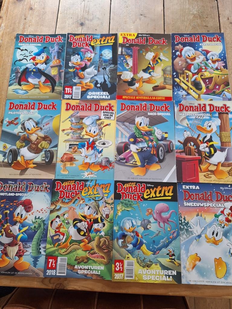 Donald Duck Extra en Specials - Diverse Uitgaven, Boeken, Stripboeken, Zo goed als nieuw, Meerdere stripboeken, Ophalen of Verzenden