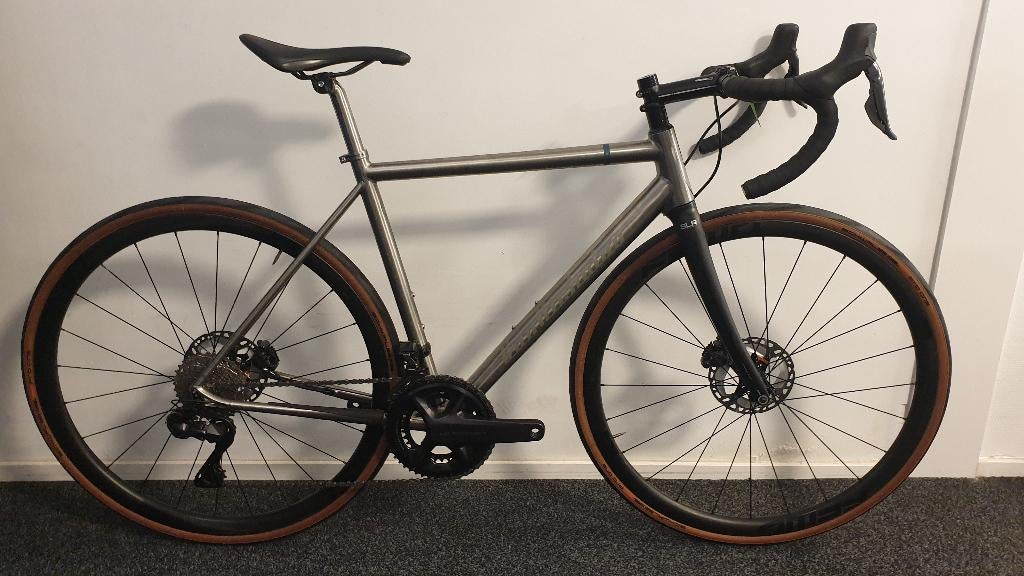 Van Nicholas Skeiron Framemaat 51 Nieuw! TItanium, Ult Di2, 49 tot 53 cm, Zo goed als nieuw, Meer dan 20 versnellingen, Overige merken