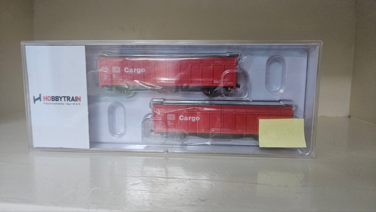Hobbytrain H24651 2-delige set schuifwandwagens DB Cargo, Hobby en Vrije tijd, Modeltreinen | N-Spoor, Overige merken, Gelijkstroom