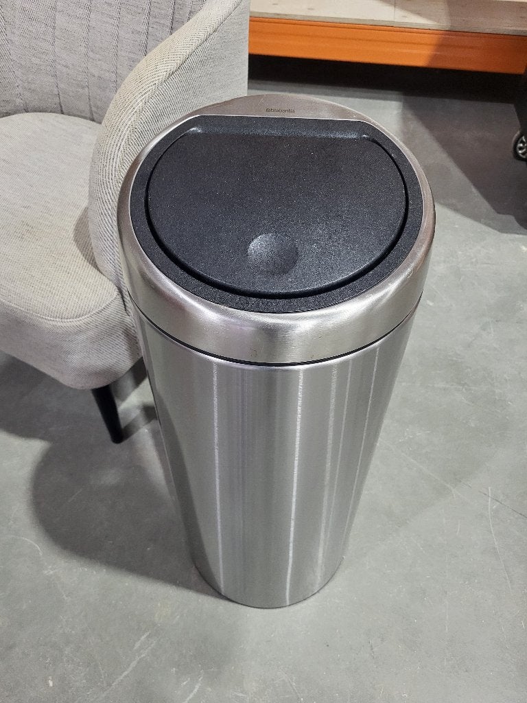 Brabantia rvs touch bin 30l prullenbak, Ophalen, Gebruikt, 50 tot 75 cm, 20 tot 30 liter