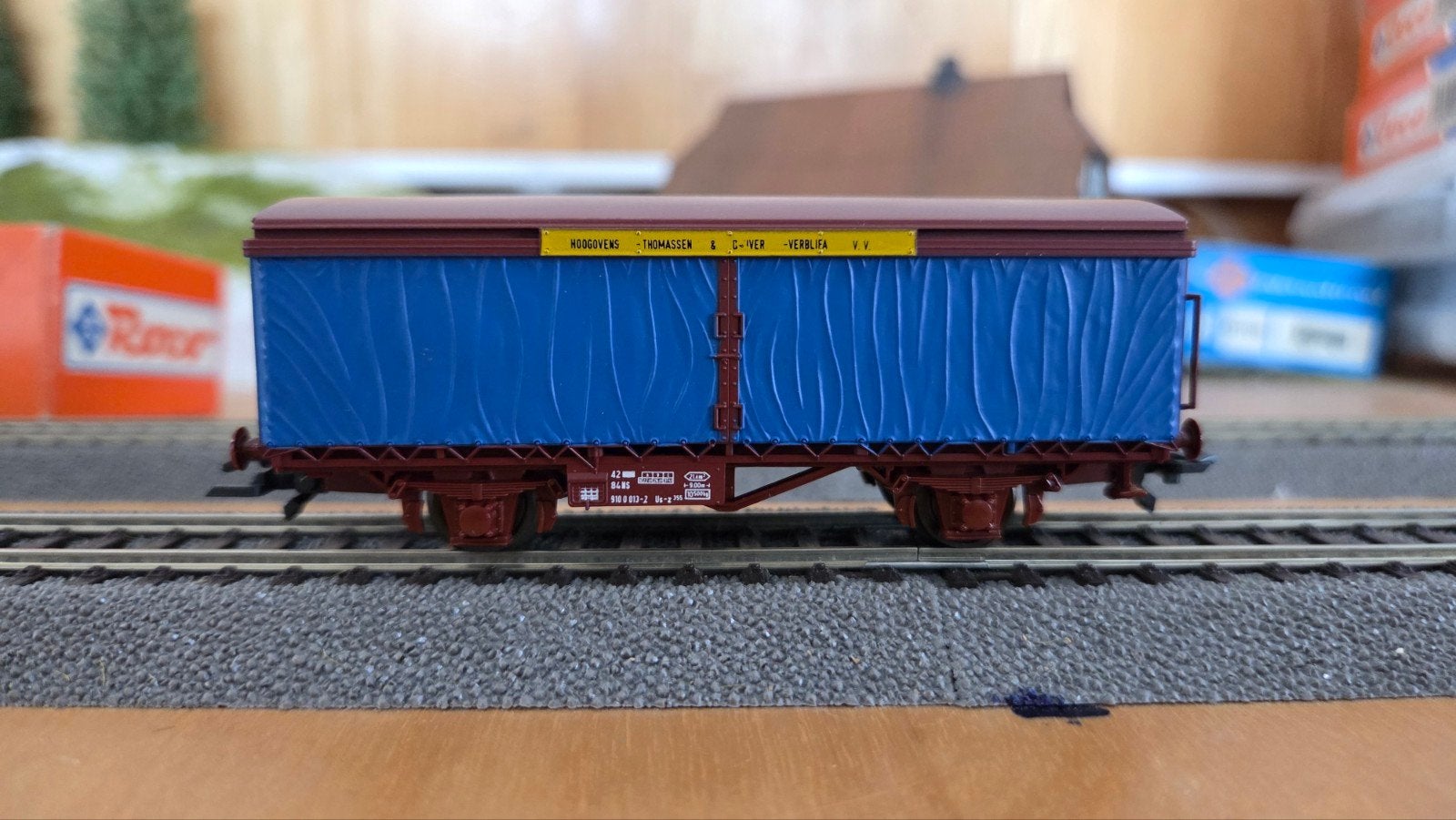 Roco NS Huifwagon 46220 - Zo goed als nieuw, Gelijkstroom, Wagon, Ophalen of Verzenden, Roco