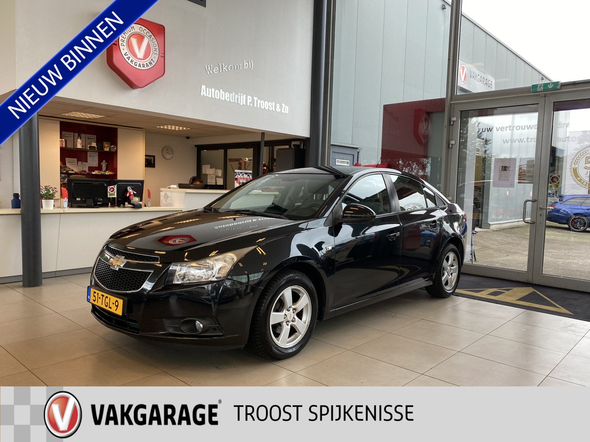 Chevrolet Cruze 1.6 LS,Airco,Cruisecontrol,Elektrischpakket,, Voorwielaandrijving, Euro 5, Gebruikt, 680 kg