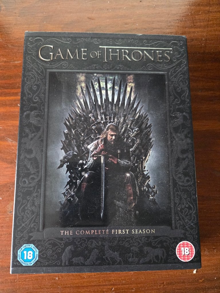 Game Of Thrones seizoen 1 luxe cassette, Engels, Seizoen 1, Zo goed als nieuw, Ophalen