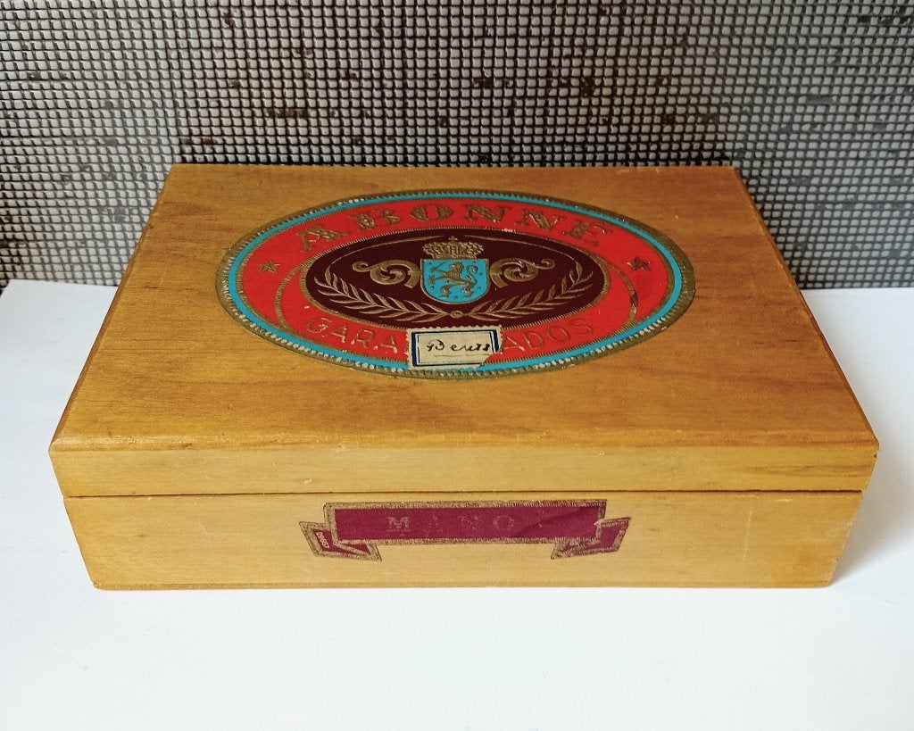 abonee houten sigarenkist, Verzenden, Sigarenbandjes