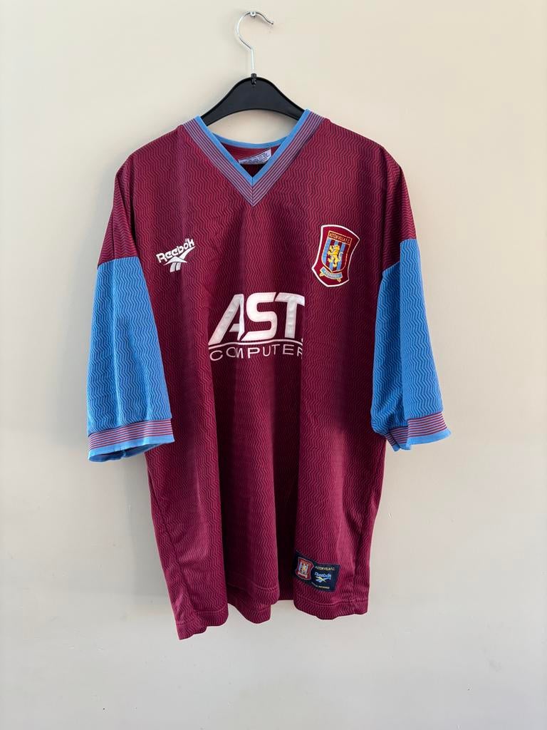 Klassiek Aston Villa voetbalshirt - Maat XL, Ophalen of Verzenden, Gedragen, Maat 56/58 (XL), Overige kleuren