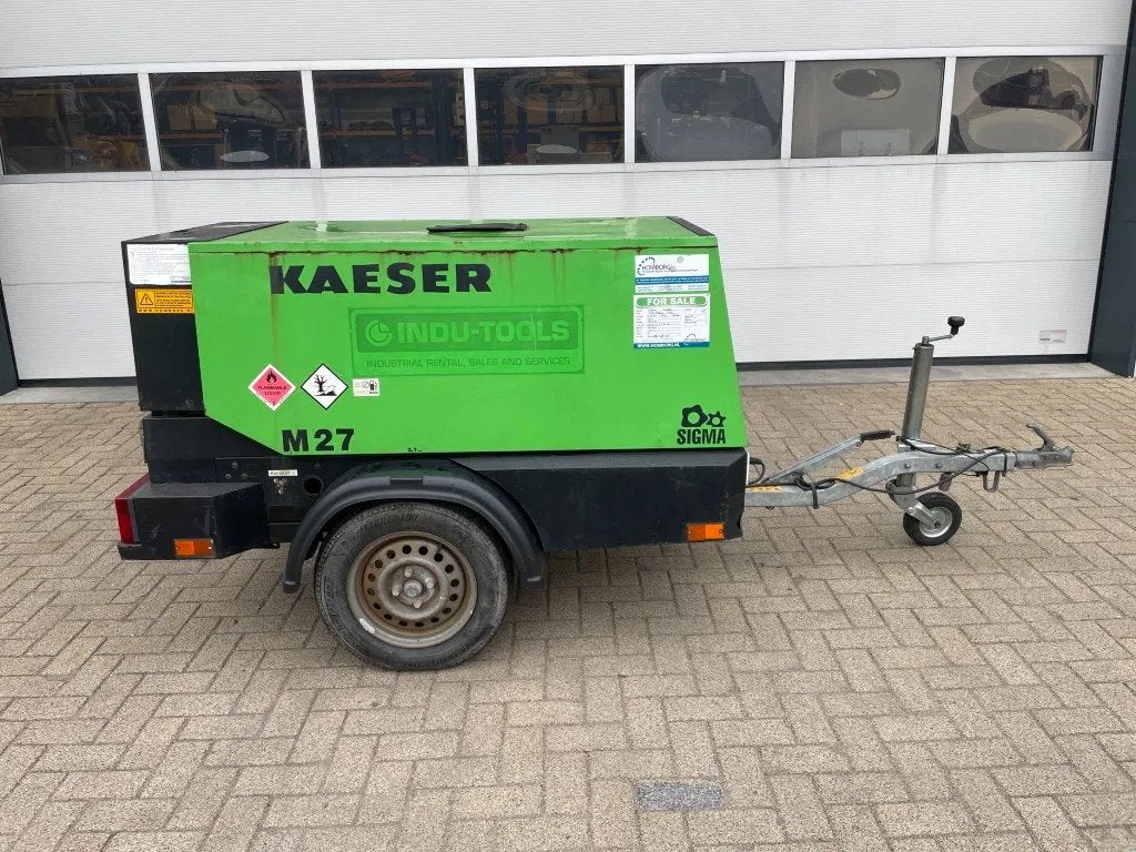 Kaeser M27 Kubota 2,7 m3 / min 7 Bar 18 kW Mobiele Silent Di, Ophalen of Verzenden