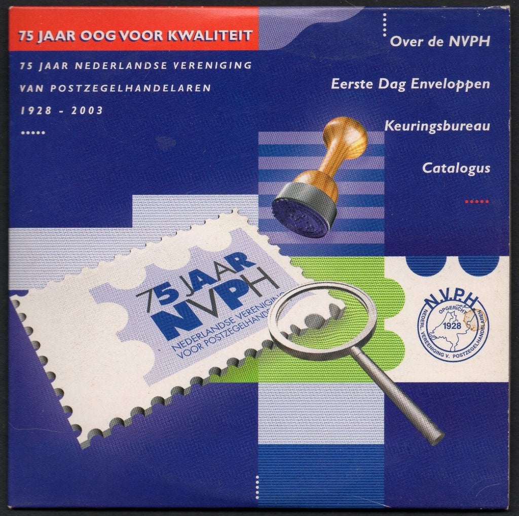 75 jaar NVPH 1928-2003, Postzegels en Munten, Postzegels | Toebehoren, Verzenden, Overige typen
