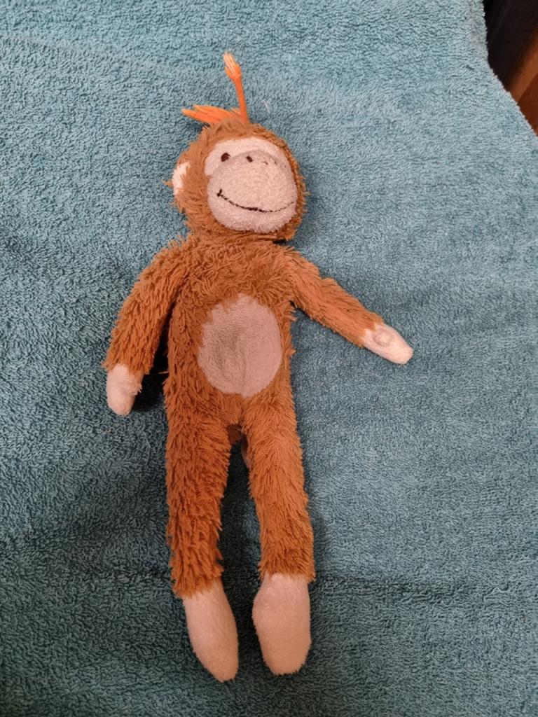 Blokker knuffel aapje nr 1, Kinderen en Baby's, Speelgoed | Knuffels en Pluche, Ophalen of Verzenden, Overige typen