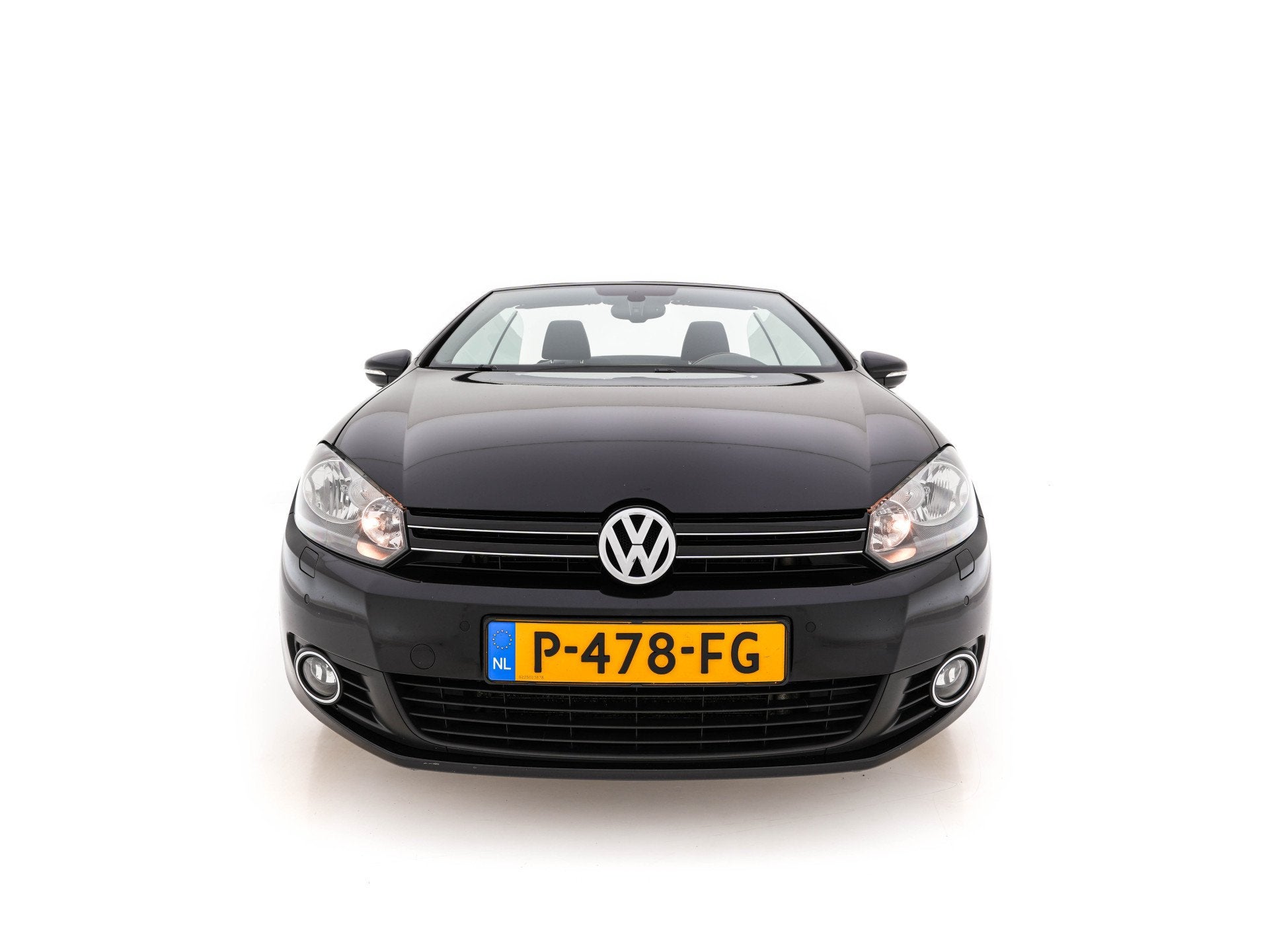 Volkswagen Golf Cabriolet 2.0 TDI Bluemotion Aut. *NAVI-FULL, Stof, Gebruikt, 4 cilinders, Zwart