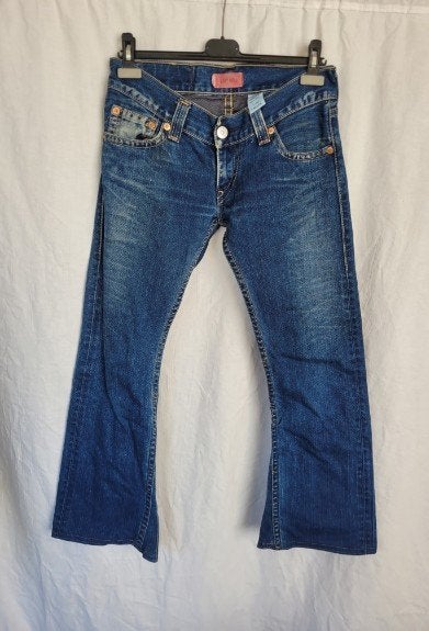 Stoere spijkerbroek mt M merk Levi Straus, Blauw, ., Ophalen of Verzenden, W30 - W32 (confectie 38/40)