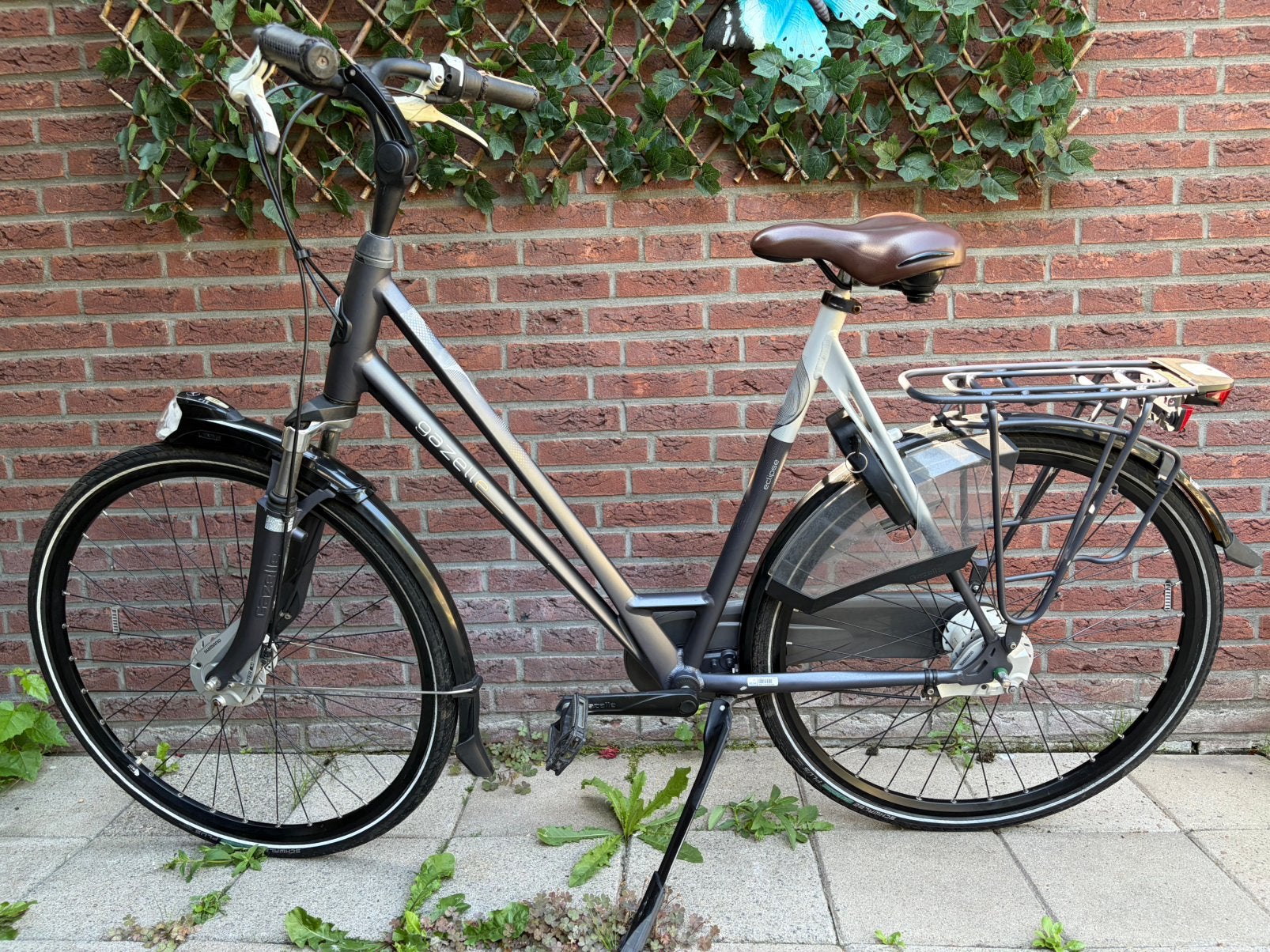 Gazelle eclipse 28 inch 8 versnelling frame hoogte 61, Gebruikt, Versnellingen, Gazelle, Trommelrem