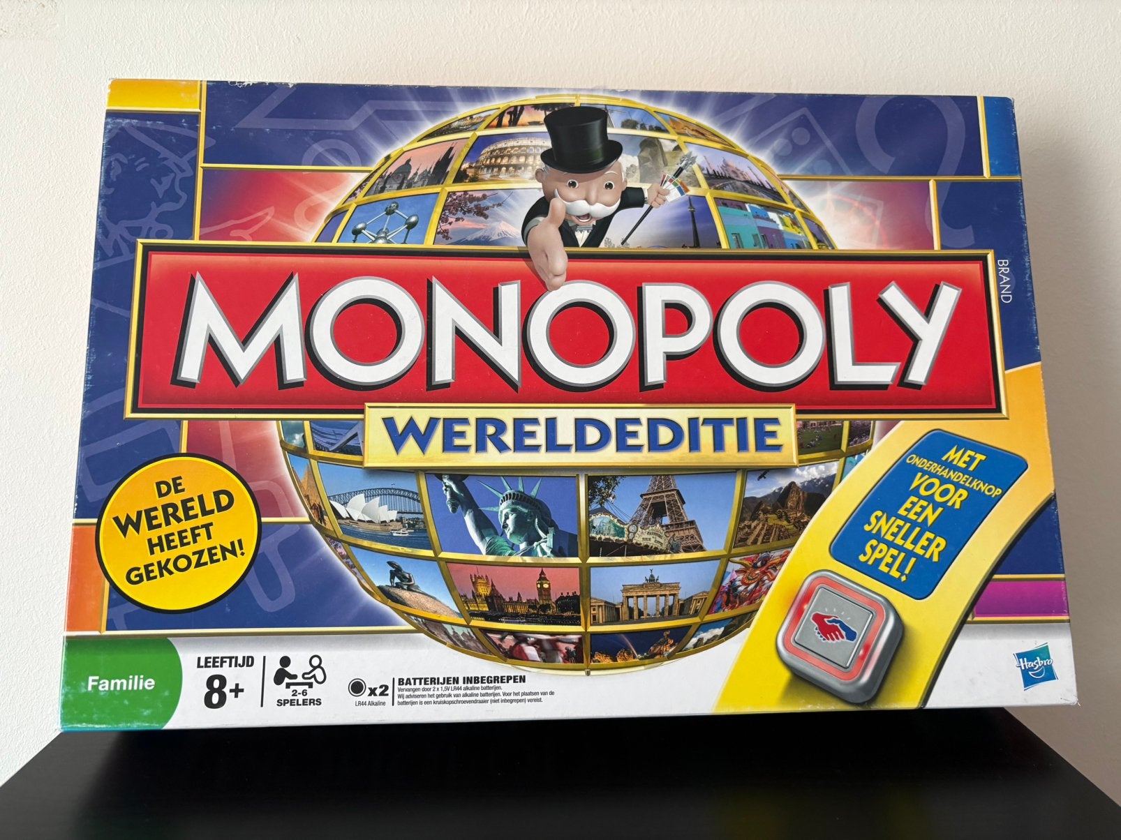 Monopoly Wereldeditie - Reis Samen de Wereld Rond!, Hobby en Vrije tijd, Gezelschapsspellen | Bordspellen, Ophalen of Verzenden