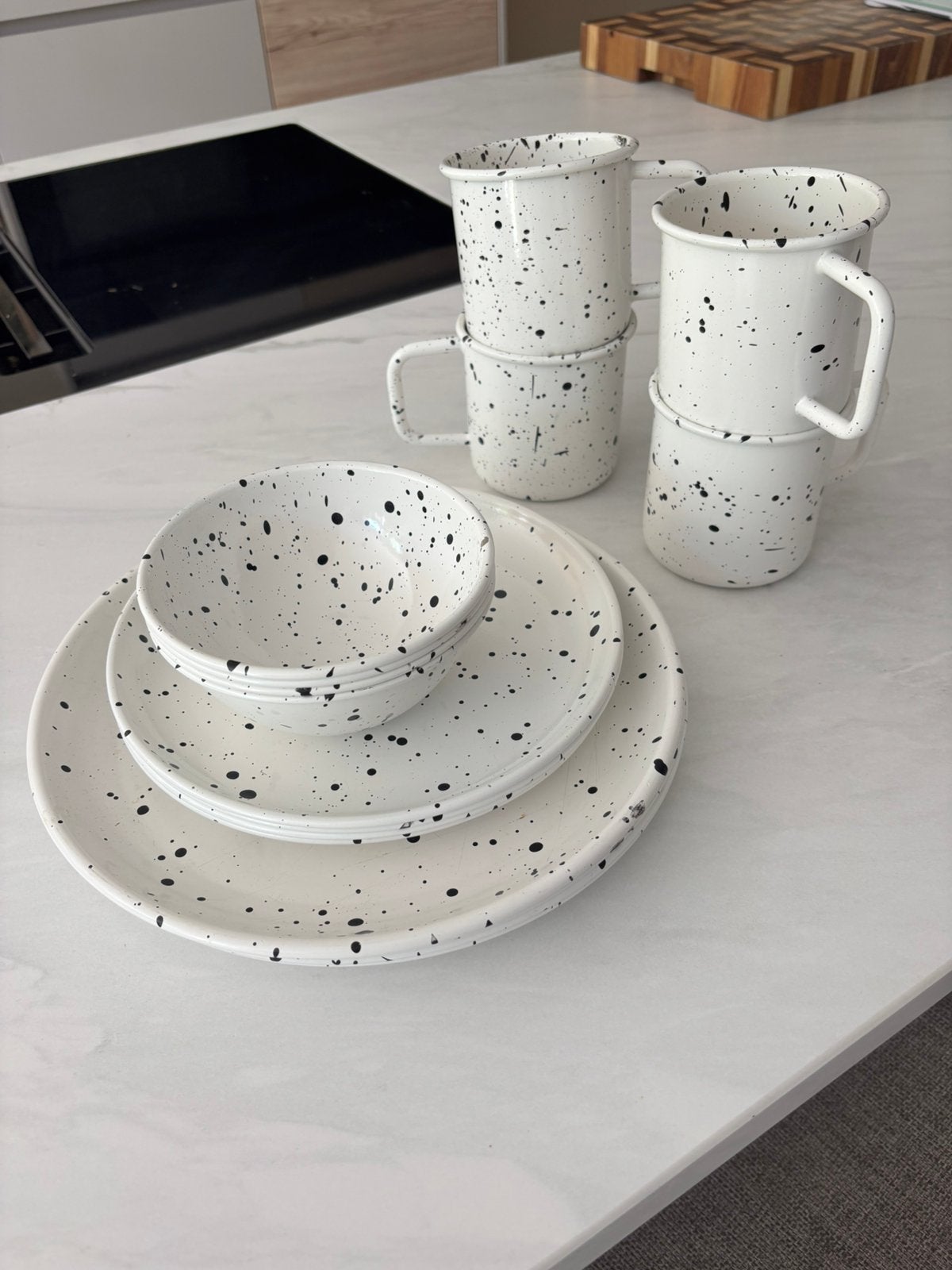 4 delig camping servies van H&M home, Ophalen of Verzenden, Gebruikt