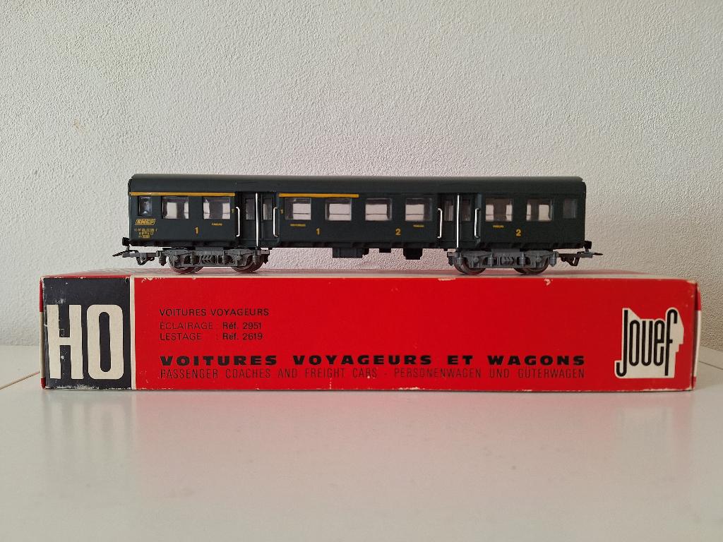 Jouef 5103 – Personenwagon SNCF in OVP, Hobby en Vrije tijd, Modeltreinen | H0, Gebruikt, Gelijkstroom, Jouef, Wagon