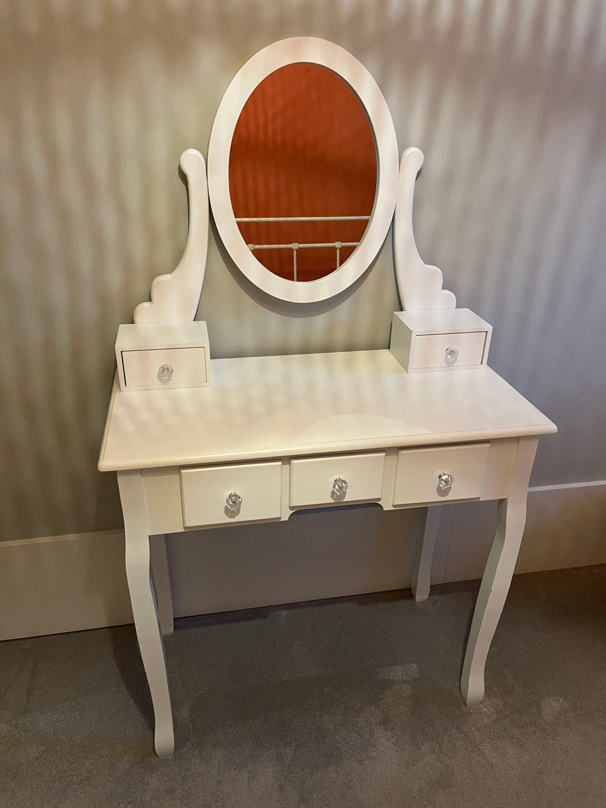 Kaptafel + krukje, Ophalen, Gebruikt, 100 tot 150 cm, 50 tot 100 cm